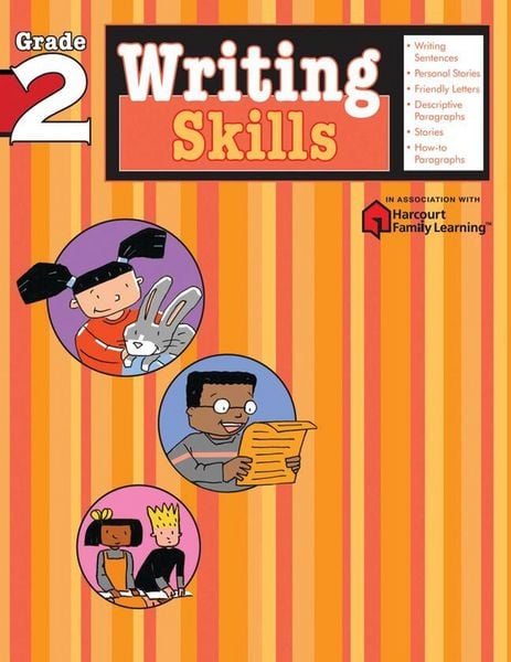 Produktbild: Writing Skills: Grade 2 (Flash Kids Harcourt Family Learning)