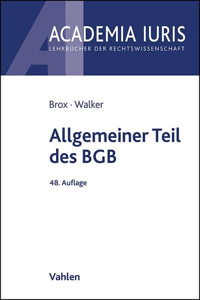 Allgemeiner Teil des BGB