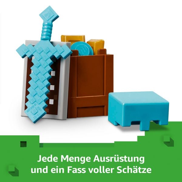 Produktbild: LEGO Minecraft 21267 Die Illager-W&uuml;stenpatrouille, Spielzeug f&uuml;r Kinder