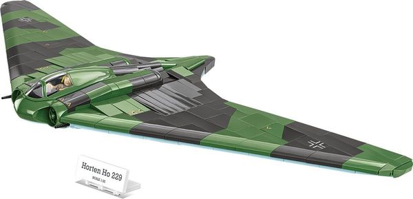 Produktbild: COBI Historical Collection 5757 - Horten HO 229, Nurfl&uuml;gel Flugzeug WWII, Bausatz 953 Klemmbausteine, 1 Figur