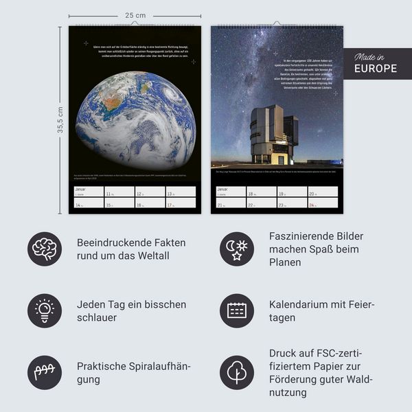 Produktbild: Stephen Hawking - Universum Wochenplaner 2027 - 53 faszinierende Bilder und Zitate
