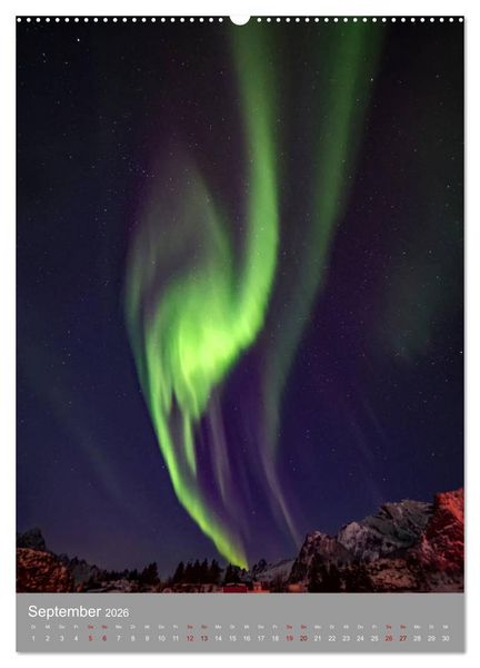 Produktbild: Farbige N&auml;chte (Wandkalender 2026 DIN A2 hoch), CALVENDO Monatskalender