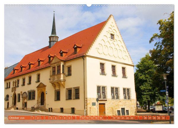 Produktbild: Merseburg - Im historischen Zentrum (hochwertiger Premium Wandkalender 2026 DIN A2 quer), Kunstdruck in Hochglanz