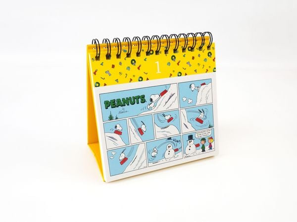 Produktbild: Snoopys Adventskalender. 24 Postkarten f&uuml;r die Weihnachtszeit (Advents-Postkartenaufsteller)
