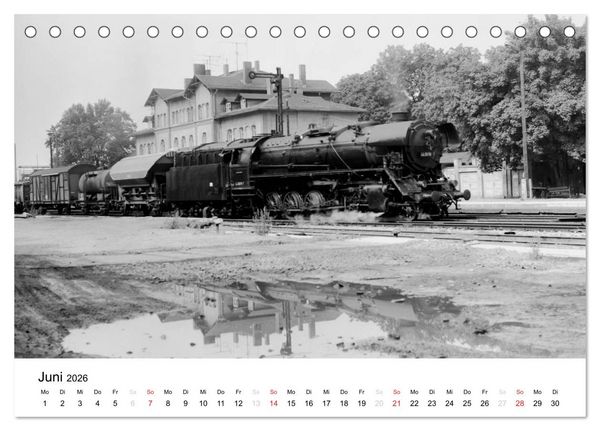 Produktbild: Dampfloks in der DDR (Tischkalender 2026 DIN A5 quer), CALVENDO Monatskalender
