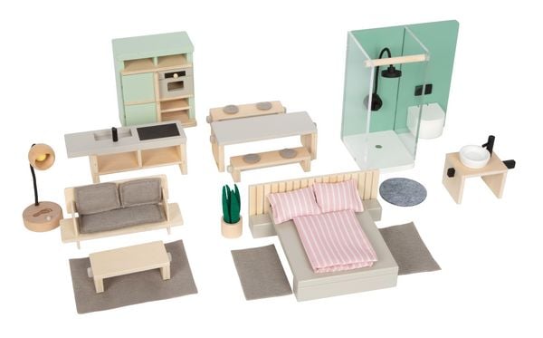 Produktbild: Puppenhausm&ouml;bel Set