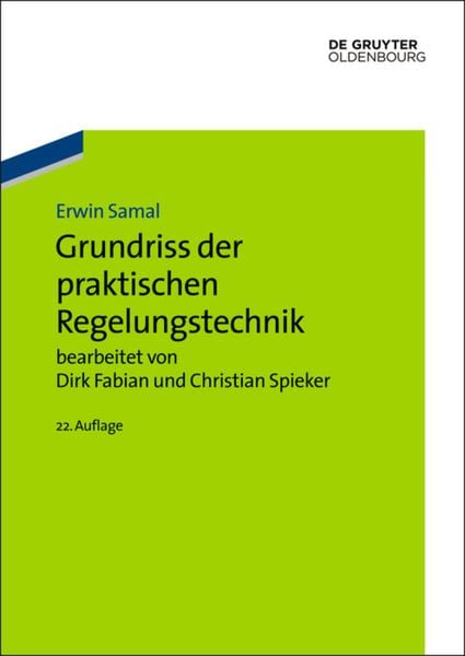 Produktbild: Grundriss der praktischen Regelungstechnik