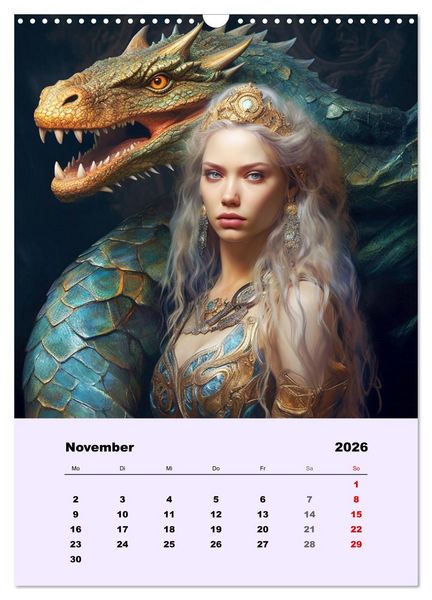 Produktbild: Magische Reise zu mystischen Wesen. Keltische Fantasie-Gestalten (Wandkalender 2026 DIN A3 hoch), CALVENDO Monatskalender