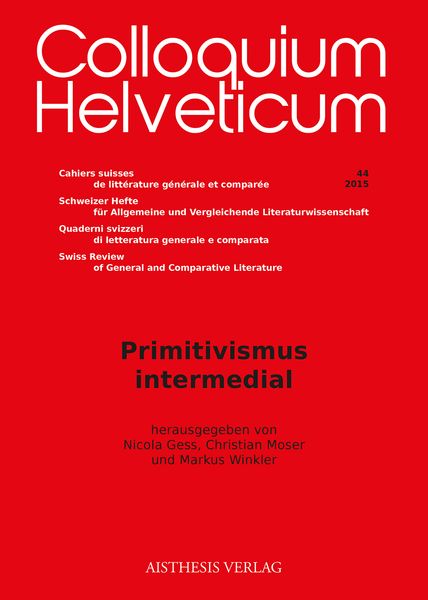 Produktbild: Primitivismus intermedial