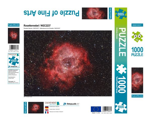 Produktbild: CALVENDO Puzzle Rosettennebel / NGC2237 | 1000 Teile Lege-Gr&ouml;&szlig;e 64x48cm Foto-Puzzle f&uuml;r gl&uuml;ckliche Stunden