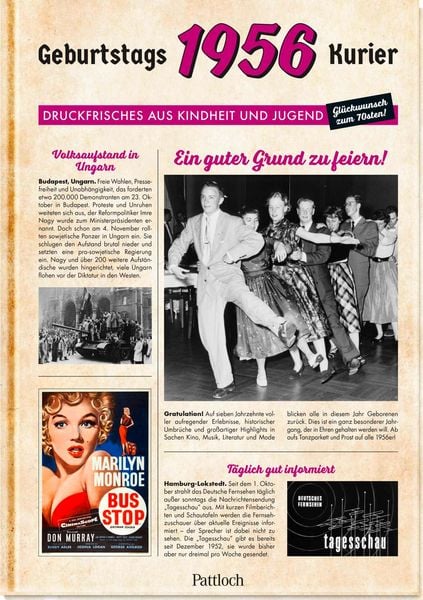 Produktbild: 1956 &ndash; Geburtstagskurier