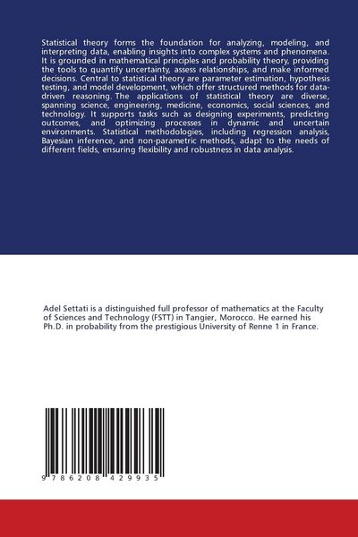 Produktbild: Foundations and Applications of Statistical Theory