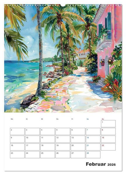 Produktbild: Sand zwischen den Zehen (Wandkalender 2026 DIN A2 hoch), CALVENDO Monatskalender