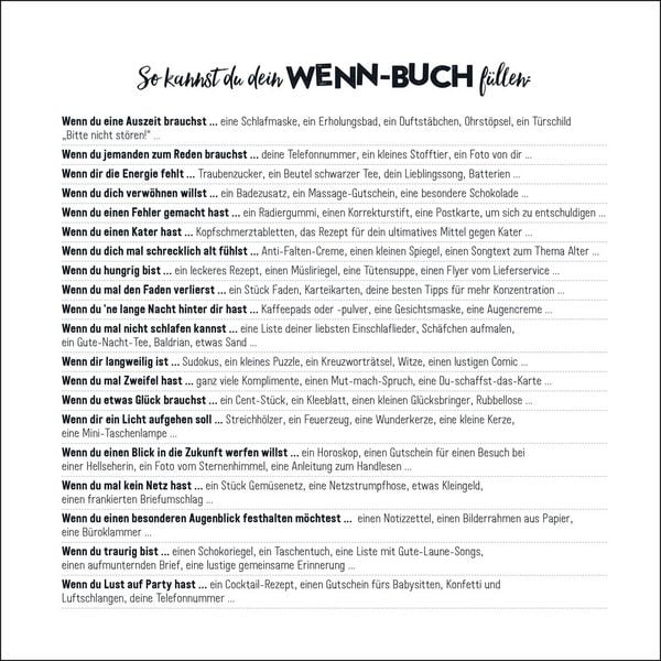 Produktbild: Wenn-Buch f&uuml;r meine Lieblingsfreundin