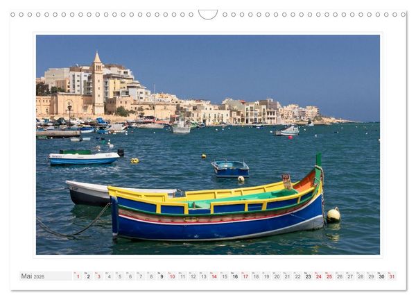 Produktbild: Malta. Impressionen einer Insel (Wandkalender 2026 DIN A3 quer), CALVENDO Monatskalender