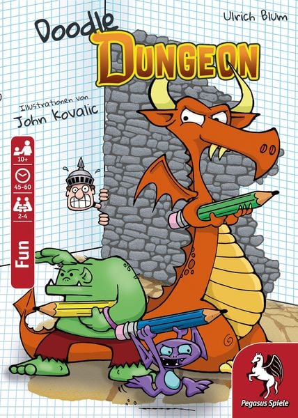 Produktbild: Pegasus 51846G - Doodle Dungeon, Party und Quizspiel,