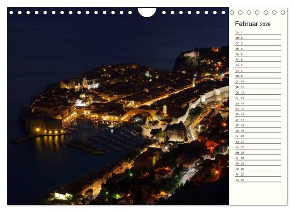 Produktbild: Dubrovnik - Perle der Adria (Wandkalender 2026 DIN A4 quer), CALVENDO Monatskalender