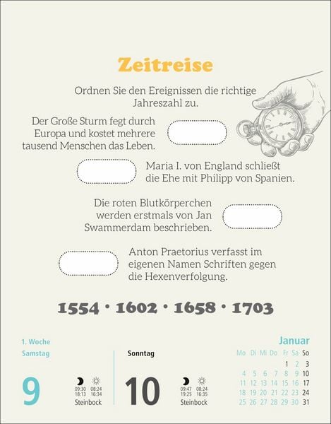 Produktbild: Stefan Heine Rentnerr&auml;tsel Tagesabrei&szlig;kalender 2027