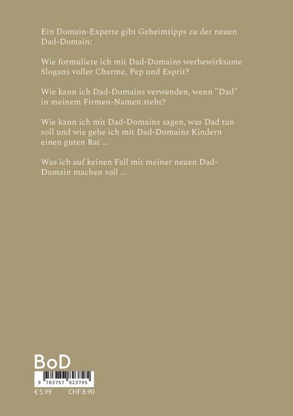 Produktbild: Dad-Domains: Webadressen mit Pep und Esprit