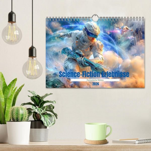 Produktbild: Science-Fiction Erlebnisse - Fantastische Welten (Wandkalender 2026 DIN A4 quer), CALVENDO Monatskalender