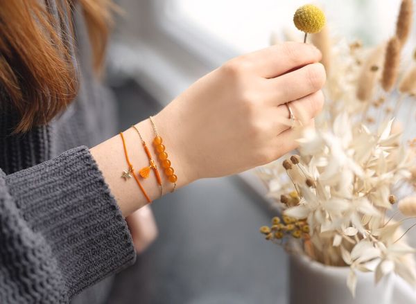 Produktbild: Basically it's magic Armb&auml;nder 3er Set Orange