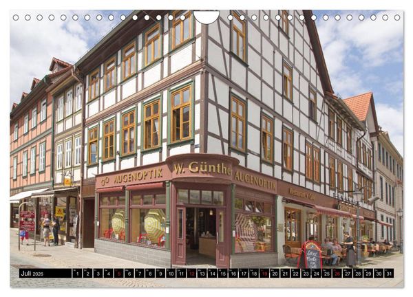 Produktbild: Wernigerode - Fachwerkstadt am Harz (Wandkalender 2026 DIN A4 quer), CALVENDO Monatskalender