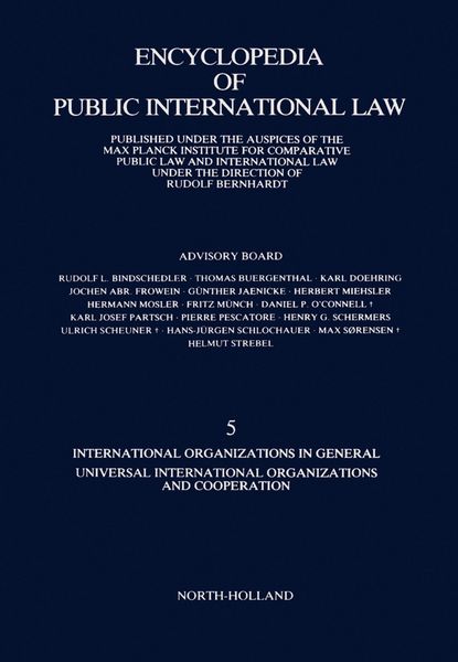 Produktbild: International Organizations in General Universal International Organizations and Cooperation