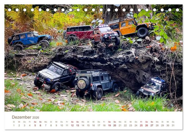 Produktbild: Where your RC Adventure begins! (Tischkalender 2026 DIN A5 quer), CALVENDO Monatskalender