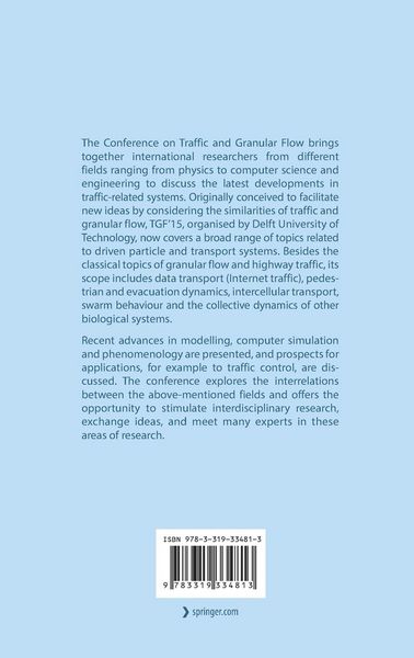 Produktbild: Traffic and Granular Flow '15