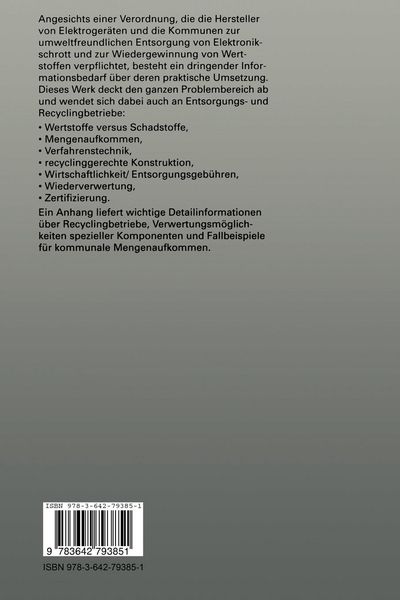 Produktbild: Recycling von Elektro- und Elektronikschrott