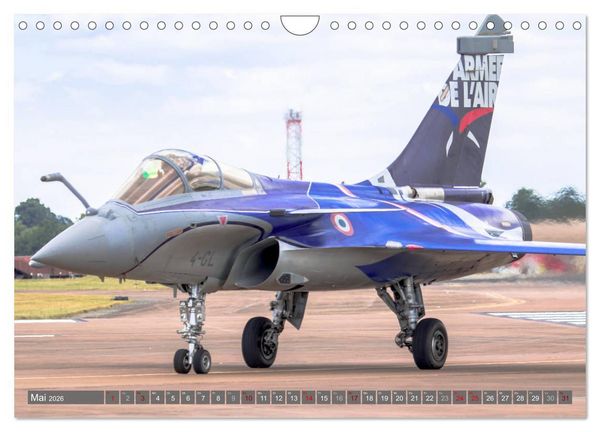 Produktbild: Milit&auml;rjets am Boden (Wandkalender 2026 DIN A4 quer), CALVENDO Monatskalender