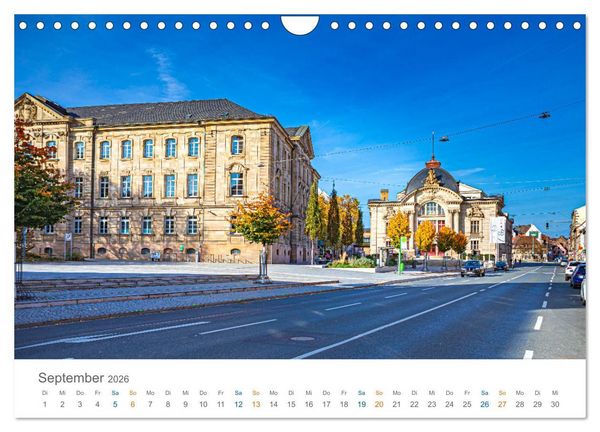 Produktbild: F&uuml;rth - die Denkmalstadt (Wandkalender 2026 DIN A4 quer), CALVENDO Monatskalender