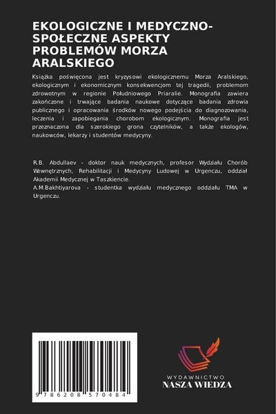 Produktbild: EKOLOGICZNE I MEDYCZNO-SPO&iquest;ECZNE ASPEKTY PROBLEM&Oacute;W MORZA ARALSKIEGO
