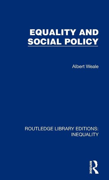 Produktbild: Equality and Social Policy