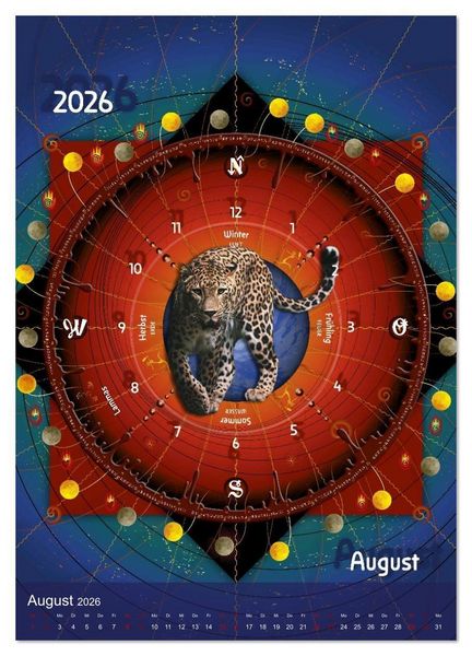 Produktbild: Jahreskreise (Wandkalender 2026 DIN A3 hoch), CALVENDO Monatskalender