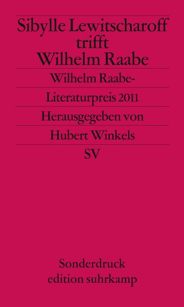 Produktbild: Sibylle Lewitscharoff trifft Wilhelm Raabe