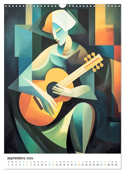 Produktbild: Ballade symphonique (Calendrier mural 2026 DIN A3 horizontal), CALVENDO calendrier mensuel