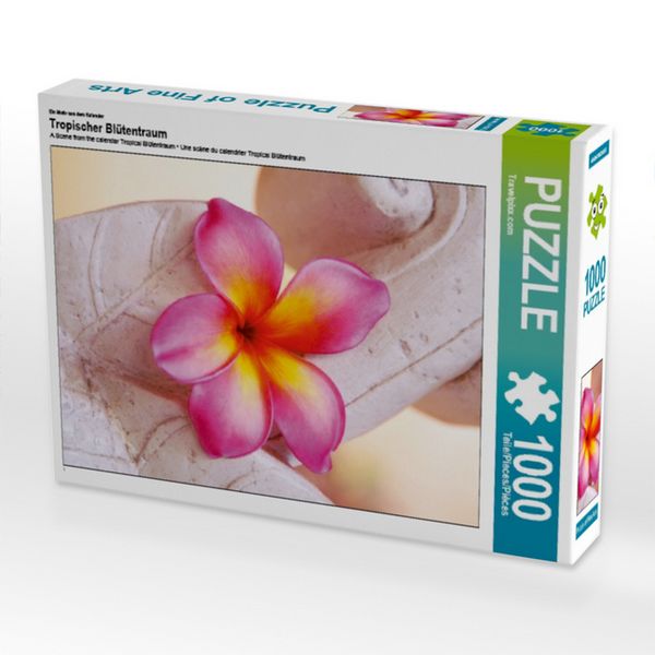 Produktbild: CALVENDO Puzzle Ein Motiv aus dem Kalender Tropischer Bl&uuml;tentraum 1000 Teile Puzzle quer | 1000 Teile Lege-Gr&ouml;&szlig;e 64 &times; 48 cm Foto-Puzzle f&uuml;r gl&uuml;ckliche Stunden