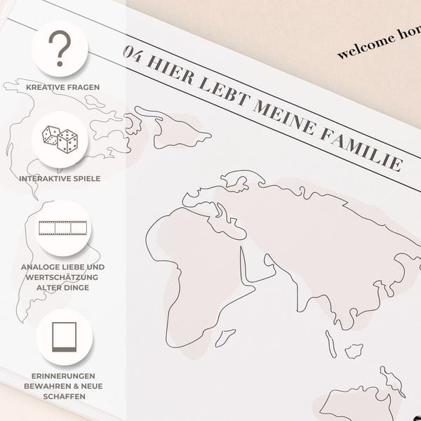 Produktbild: "welcome home" Familienbuch - 40 Mitglieder