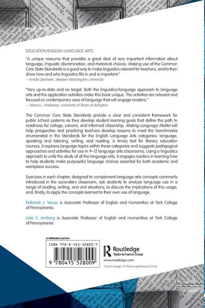 Produktbild: Making Language Matter