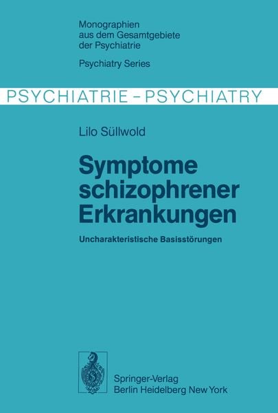 Produktbild: Symptome schizophrener Erkrankungen