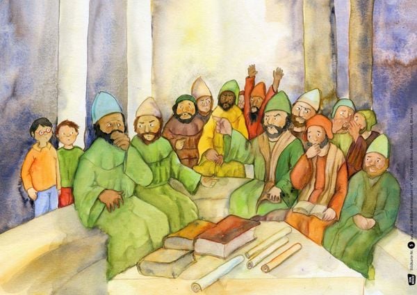 Produktbild: Wie die Bibel entstanden ist. Kamishibai Bildkartenset