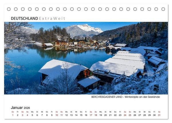 Produktbild: Impressionen aus dem Berchtesgadener Land (Tischkalender 2026 DIN A5 quer), CALVENDO Monatskalender