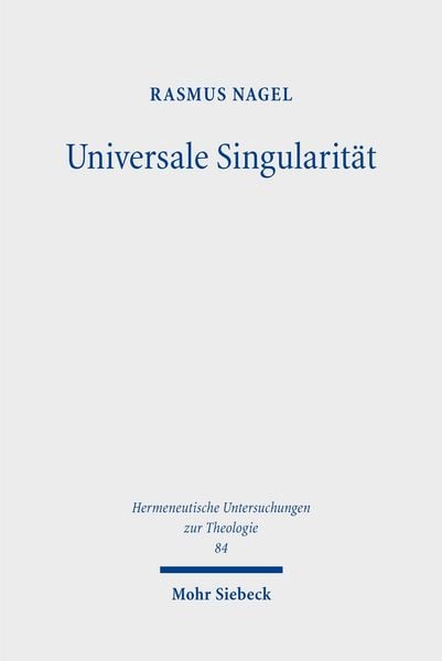 Produktbild: Nagel, R: Universale Singularit&auml;t