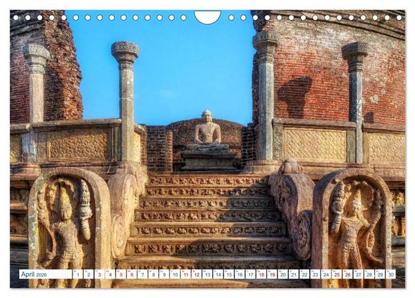 Produktbild: Sri Lanka, tropisches Inselparadies (Wandkalender 2026 DIN A4 quer), CALVENDO Monatskalender