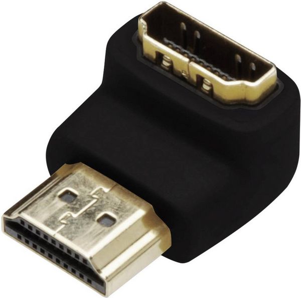 Digitus AK-330502-000-S HDMI Adapter [1x HDMI-Stecker - 1x HDMI-Buchse] Schwarz