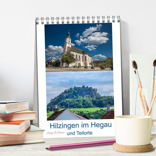 Produktbild: Hilzingen im Hegau und Teilorte (Tischkalender 2026 DIN A5 hoch), CALVENDO Monatskalender