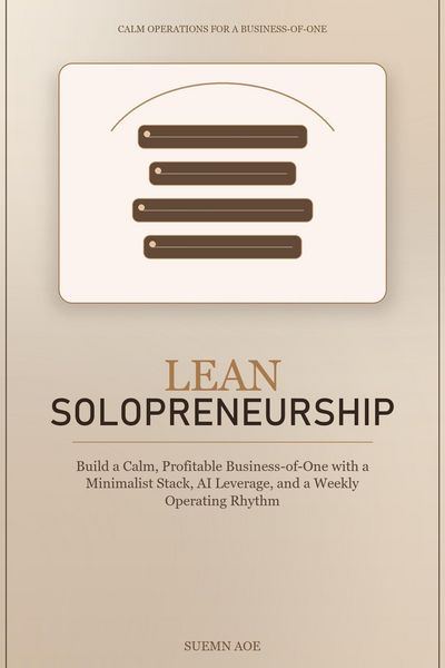 Produktbild: Lean Solopreneurship