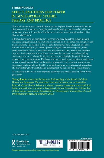 Produktbild: Affect, Emotions and Power in Development Studies Theory and Practice