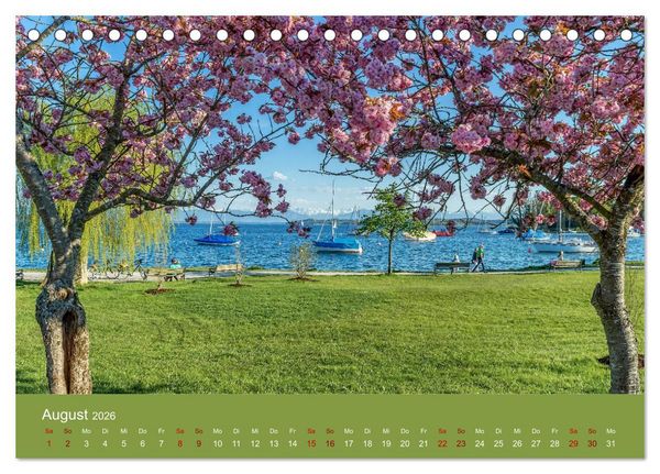 Produktbild: Bezauberndes M&uuml;nchen - Die bayrische Landeshauptstadt und ihr Umland. (Tischkalender 2026 DIN A5 quer), CALVENDO Monatskalender